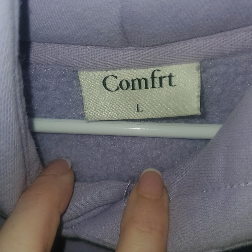 Lavender Pastel Comfrt Hoodie Lg - Picture 5 of 8